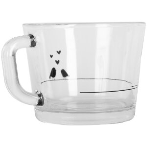 Clayre & Eef Szklanka do herbaty 350 ml 13x10x9 cm