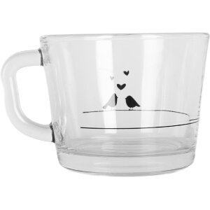 Clayre & Eef Szklanka do herbaty 350 ml 13x10x9 cm