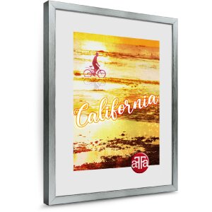 FrameFactory Ramka California srebrna 29,7x42 cm szkło akrylowe