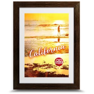 FrameFactory Ramka California brązowa 15x21 cm