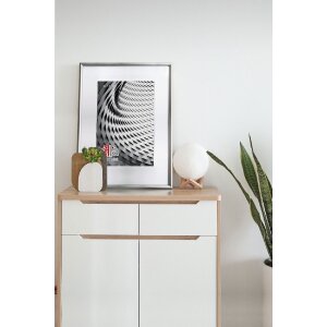 FramesFactory 5903351577434 Cornice Finger argento 30x40 cm con vetro acrilico