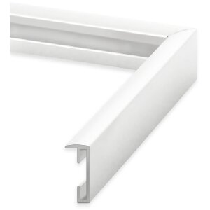 FramesFactory Ramka Aluminiowa 30x40 cm Biała z Pleksiglasem