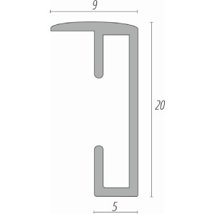 FramesFactory Ramka Aluminiowa 42x59,4 cm Czarna