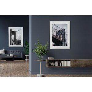 Ramka na zdjęcia FramesFactory Aluminium 60x80 cm Czarna