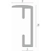 FramesFactory Aluminiowa Ramka 59,4x84,1 cm Czarna