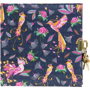 Dziennik Tropical Birds Blue 16x16 cm Goldbuch