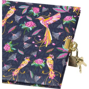 Dziennik Tropical Birds Blue 16x16 cm Goldbuch