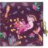 Goldbuch Dziennik Tropical Birds Śliwkowy 16x16 cm z Zamkiem