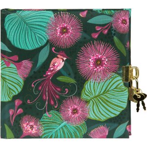 Goldbuch Dziennik Tropical Birds zielony 16x16 cm