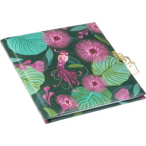 Goldbuch Dziennik Tropical Birds zielony 16x16 cm