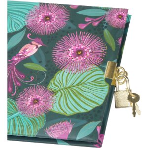 Goldbuch Dziennik Tropical Birds zielony 16x16 cm