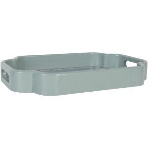 Clayre & Eef 6H2459 Zestaw tacentek dekoracyjnych 46x30x5 / 35x24x5 cm