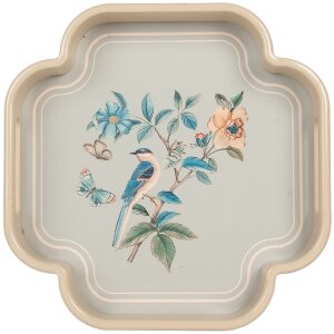 Clayre & Eef 6H2461 Zestaw dekoracyjnych tacek 30x30...