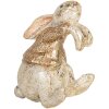 Clayre & Eef 6PR5485 Dekoracja kaninka 6x5x7 cm Beżowo-brązowa