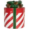 Clayre & Eef 6PR5765 dekoracja na prezent czerwonozielona Ø 16x21 cm