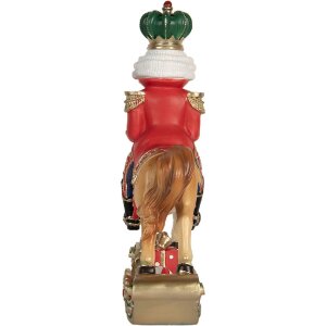 Clayre & Eef 6PR5768 dekoracja nutkrawa na huśtawce konnej 24x8x31 cm