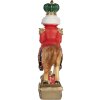 Clayre & Eef 6PR5768 dekoracja nutkrawa na huśtawce konnej 24x8x31 cm