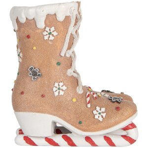 Clayre & Eef 6PR5780 Dekoracja Świąteczna Łyżwy 19x14x20 cm