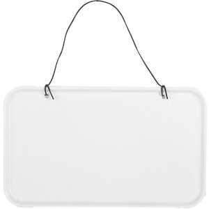Clayre & Eef 6Y5689 Tabliczka Dekoracyjna 20x12 cm Biała