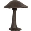 Clayre & Eef Dekoracja Grzyb Metalowa Brązowa 15cm