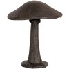 Clayre & Eef Dekoracja Grzyb Metalowa Brązowa 15cm