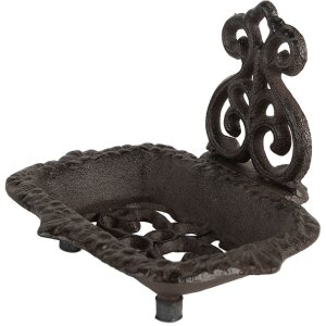 Clayre & Eef 6Y5748 Mydełniczka Żelazna 15x11x11 cm Rustykalna