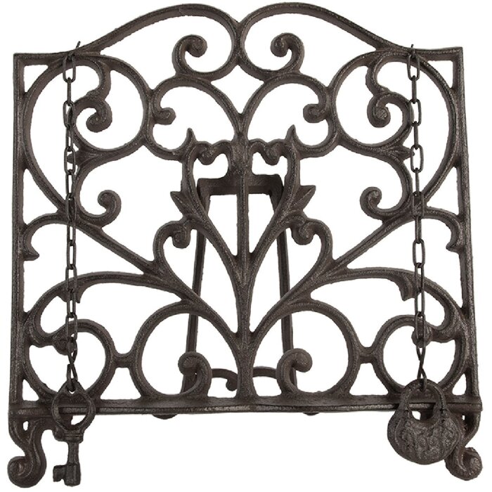 Clayre & Eef 6Y5751 – stalowa półka na książki 27x5x27 cm