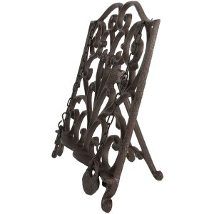 Clayre & Eef 6Y5751 – stalowa półka na książki 27x5x27 cm