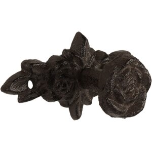 Uchwyt na drzwi Clayre & Eef – stal, 10x4x3 cm, styl rustykalny