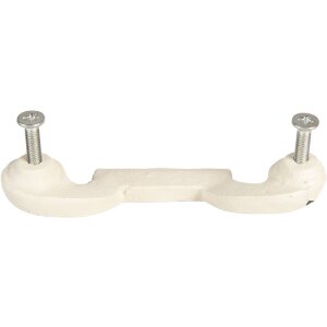 Clayre & Eef 6Y5766 Klamka Drzwiowa 12x4x3 cm Biała