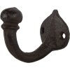 Clayre & Eef 6Y5767 Hak ścienny żelazny 4x7x6 cm brązowy