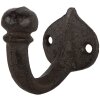 Clayre & Eef 6Y5767 Hak ścienny żelazny 4x7x6 cm brązowy