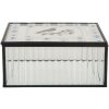 Clayre & Eef 6Y5949 Metalowe Pudełko do Przechowywania 18x14x8 cm