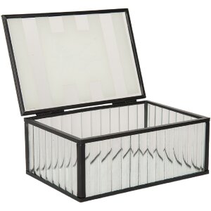Clayre & Eef 6Y5950 Metalowe Pudełko do Przechowywania 15x10x6 cm