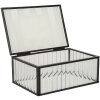 Clayre & Eef 6Y5950 Metalowe Pudełko do Przechowywania 15x10x6 cm