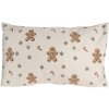 Clayre & Eef CGM36 Poszewka 30x50 Beżowo-Brązowa