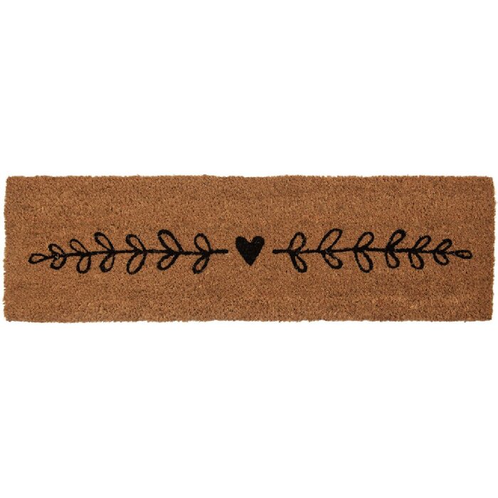 Clayre & Eef MC277 Wytrzyjaczka do wewnątrz 75x22x2 cm Brązowa