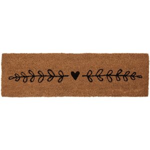 Clayre & Eef MC277 Wytrzyjaczka do wewnątrz 75x22x2 cm Brązowa