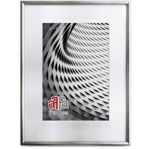 FramesFactory Finger – Drewniana Ramka na Zdjęcia (Czarna/Srebrna/Biała)