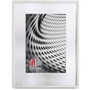 FramesFactory Finger – Drewniana Ramka na Zdjęcia (Czarna/Srebrna/Biała)