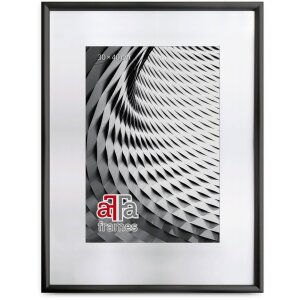 FramesFactory Finger – Drewniana Ramka na Zdjęcia (Czarna/Srebrna/Biała)