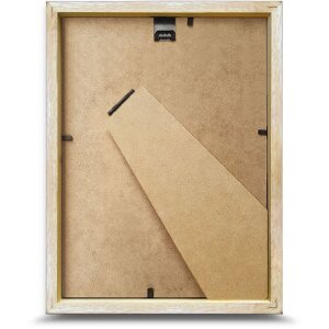 FramesFactory Finger – Drewniana Ramka na Zdjęcia (Czarna/Srebrna/Biała)