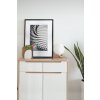 FramesFactory Finger – Drewniana Ramka na Zdjęcia (Czarna/Srebrna/Biała)