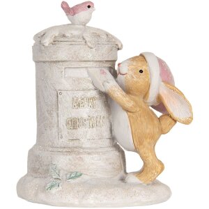 Clayre & Eef 6PR5879 Dekoracja Królik 13x12x47 cm