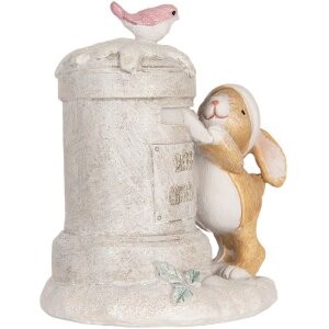 Clayre & Eef 6PR5879 Dekoracja Królik 13x12x47 cm