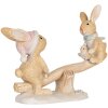 Clayre & Eef 6PR5881 Dekoracyjny królik 16x6x11 cm