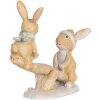 Clayre & Eef 6PR5881 Dekoracyjny królik 16x6x11 cm