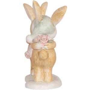 Clayre & Eef 6PR5882 Dekoracyjny królik 10x5x10 cm