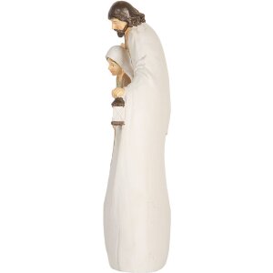 Clayre & Eef Kompozycja Świąteczna 12x6x22 cm Beżowo-Brązowa