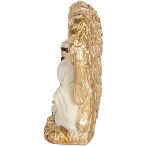 Clayre & Eef Grupa Świąteczna Złoto-Biała 12x6x13 cm